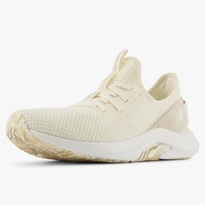 New Balance Beige Knit Sneakers